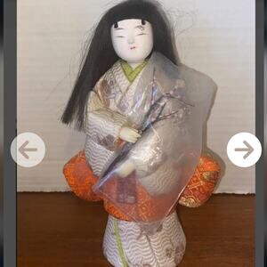 Vintage Ichimatsu Japanese Doll , 6 1/2” Tall